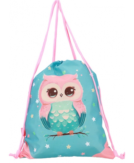 Kuprinė su priedais ABC123 Owl, Flexi, 4 dalių