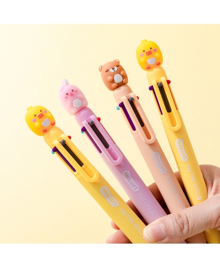 6 spalvų tušinukas SQUISHY 3, įvairių dizainų