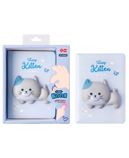 Mini užrašų knygelė SQUISHY Cat, 96 lapų