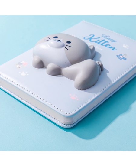 Mini užrašų knygelė SQUISHY Cat, 96 lapų