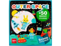 Lipdukų žaidimas su plakatu – Kosmosas