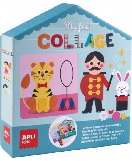 Mano pirmasis veltinio koliažų kūrybinis rinkinys Apli Kids