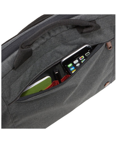Case Logic | Era Attaché | Fits up to size 14 " | Messenger - Briefcase | Obsidian | Shoulder strap