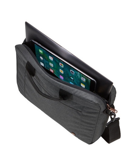 Case Logic | Era Attaché | Fits up to size 14 " | Messenger - Briefcase | Obsidian | Shoulder strap