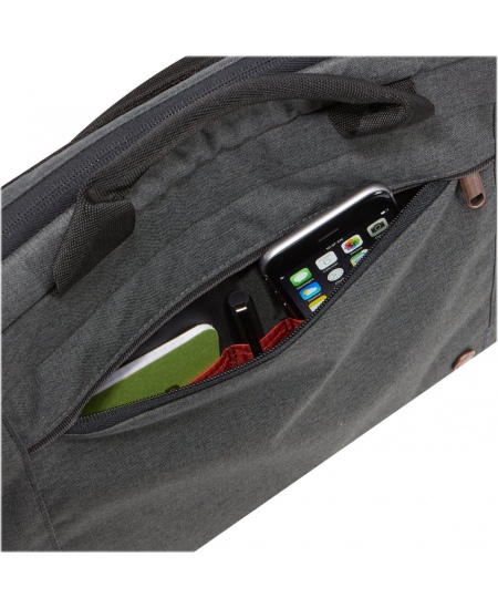 Case Logic | Era Attaché | Fits up to size 14 " | Messenger - Briefcase | Obsidian | Shoulder strap