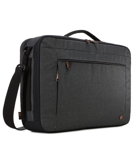 Case Logic | Era Hybrid Briefcase | Fits up to size 15.6 " | Messenger - Briefcase/Backpack | Obsidian | Shoulder strap