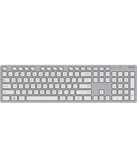 Asus W5000 Keyboard and Mouse Set, Wireless, Mouse included, EN, Grey