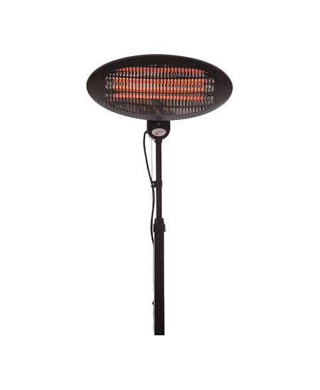 SUNRED | Heater | SMQ2000A, Elekra Quartz Standing | Infrared | 2000 W | Black | IP34