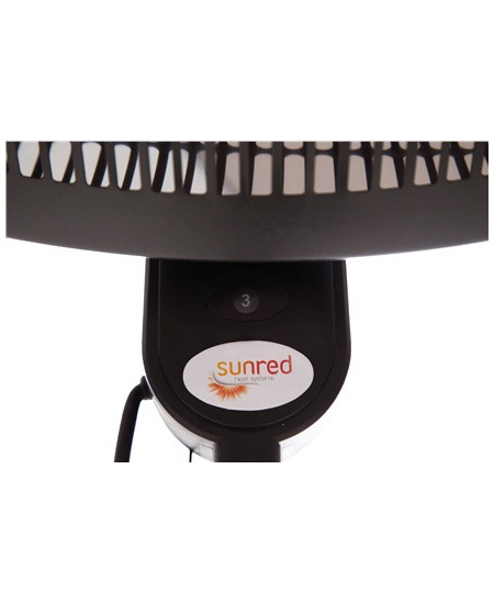 SUNRED | Heater | SMQ2000A, Elekra Quartz Standing | Infrared | 2000 W | Black | IP34