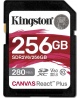 Kingston | Canvas React Plus | 256 GB | SD | Flash memory class 10