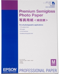 Epson Premium Semigloss Photo Paper, 25 Sheets | 250 g/m² | A2 | Photo Paper