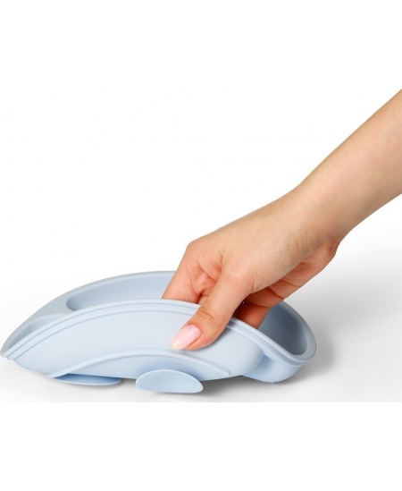 Babyono lėkštutė silikoninė neslystanti mėlyna 1482/01