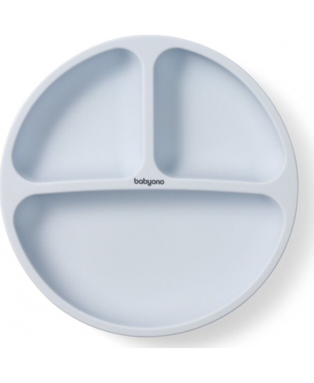 Babyono lėkštutė silikoninė neslystanti mėlyna 1482/01