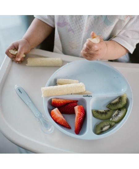 Babyono lėkštutė silikoninė neslystanti mėlyna 1482/01
