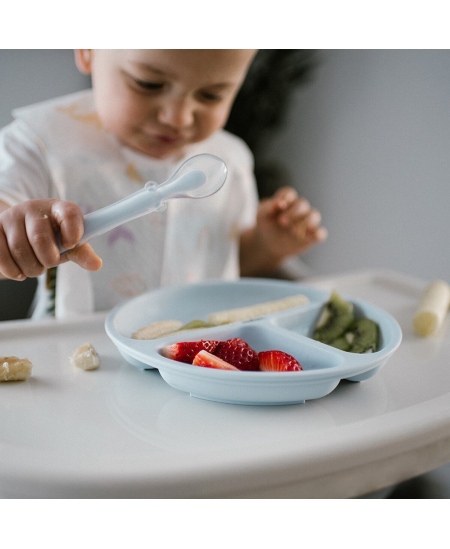 Babyono lėkštutė silikoninė neslystanti mėlyna 1482/01