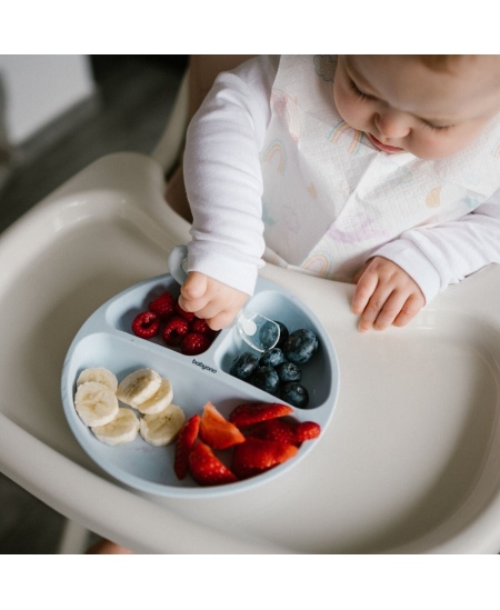 Babyono lėkštutė silikoninė neslystanti mėlyna 1482/01