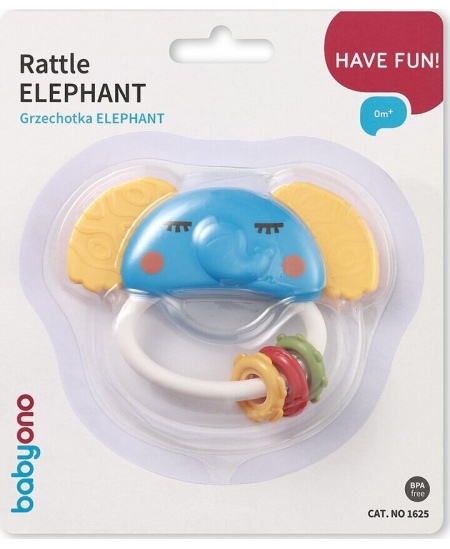 Barškutis BABYONO, dramblys, 1625