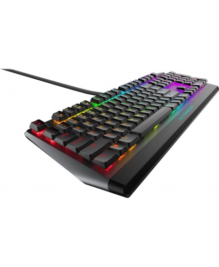 Dell AW510K Mechanical Gaming Keyboard, RGB LED light, EN, Dark Gray, Wired
