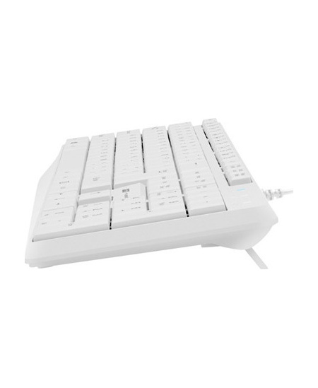 Natec Keyboard Nautilus NKL-1951 Wired, US, USB Type-A, White