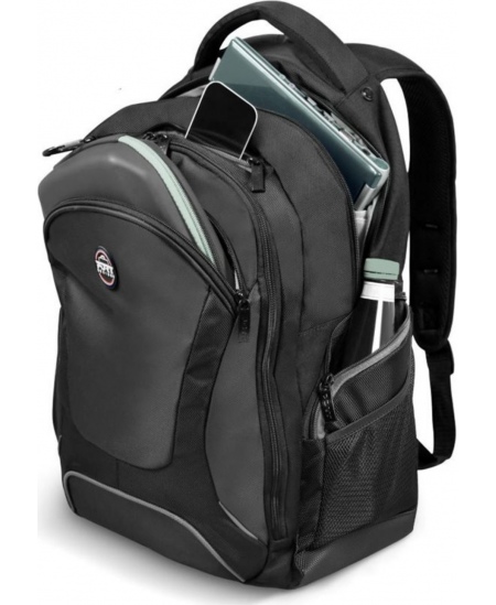 Port Designs Courchevel Fits up to size 15.6 ", Black, Waterproof cover, Shoulder strap, Backpack