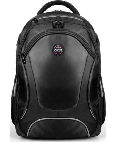 Port Designs Courchevel Fits up to size 15.6 ", Black, Waterproof cover, Shoulder strap, Backpack