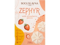 Zefyrai BOGUSLAVNA, su braškių gabaliukais, 230g