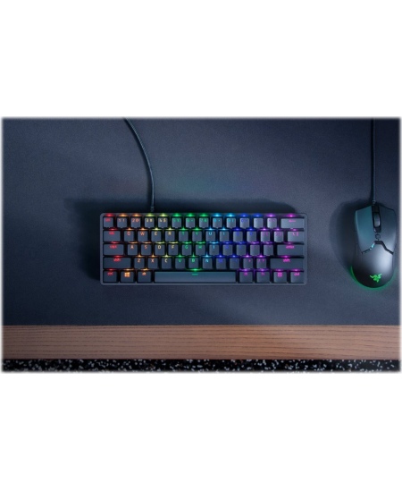 Razer | Huntsman Mini 60% | Black | Gaming keyboard | Wired | Opto-Mechanical | RGB LED light | NORD