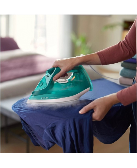Philips | Iron | DST3030/70 | Steam Iron | 2400 W | Water tank capacity 300 ml | Continuous steam 40 g/min | Steam boost perform