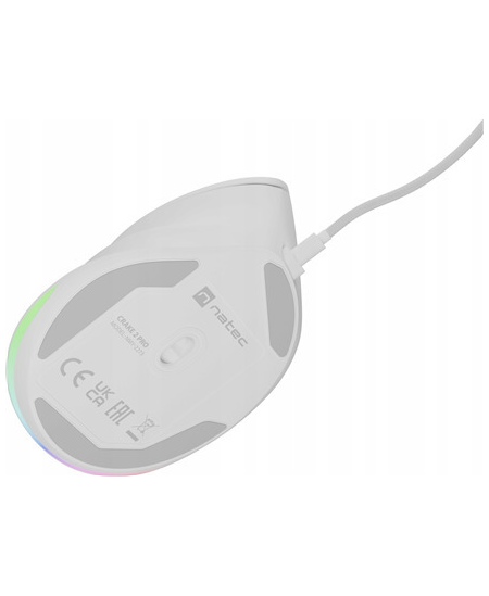 Genesis Mouse | Natec Crake 2 Pro | Wired | White