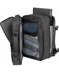 Natec Laptop Backpack Camel Pro 17.3, Black