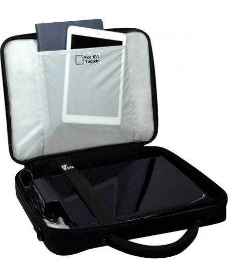 PORT DESIGNS | Courchevel | Fits up to size 15.6 " | Messenger - Briefcase | Black | Shoulder strap