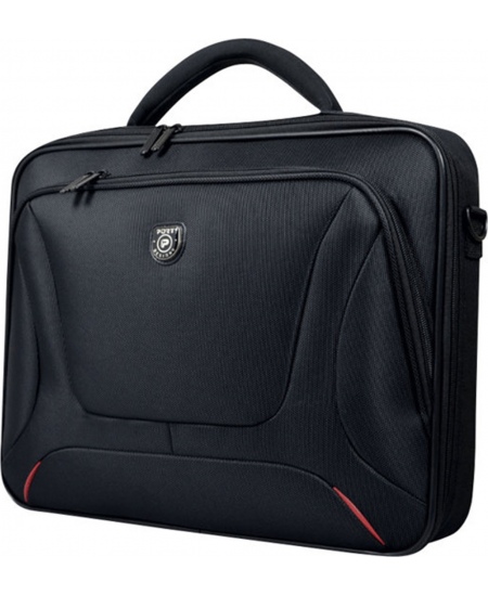 PORT DESIGNS | Courchevel | Fits up to size 15.6 " | Messenger - Briefcase | Black | Shoulder strap