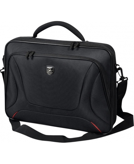 PORT DESIGNS | Courchevel | Fits up to size 15.6 " | Messenger - Briefcase | Black | Shoulder strap