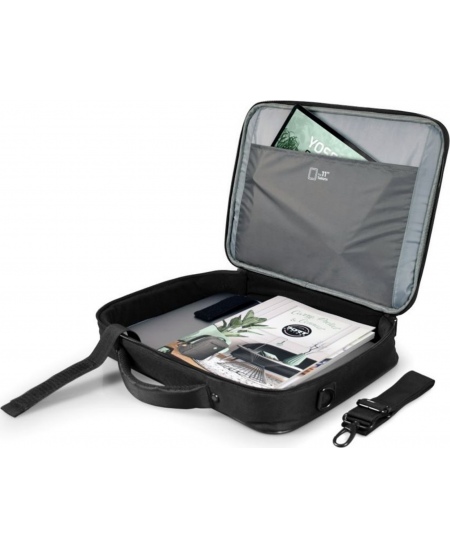 PORT DESIGNS | Courchevel | Fits up to size 15.6 " | Messenger - Briefcase | Black | Shoulder strap