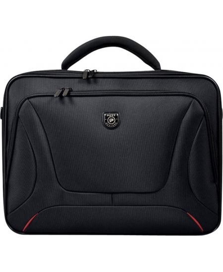 PORT DESIGNS | Courchevel | Fits up to size 15.6 " | Messenger - Briefcase | Black | Shoulder strap