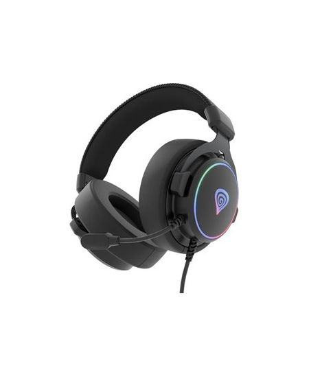 Genesis Gaming Headset | Neon 764 | Wired | Over-ear | Microphone | Black