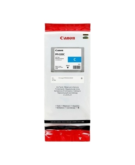 Canon PFI-320C (2891C001) Rašalinė kasetė, Žydra