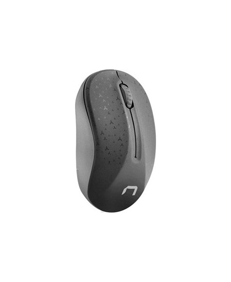 Natec Mouse, Toucan, Wireless, 1600 DPI, Optical, Black-Grey