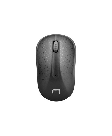 Natec Mouse, Toucan, Wireless, 1600 DPI, Optical, Black-Grey