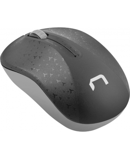 Natec Mouse, Toucan, Wireless, 1600 DPI, Optical, Black-Grey