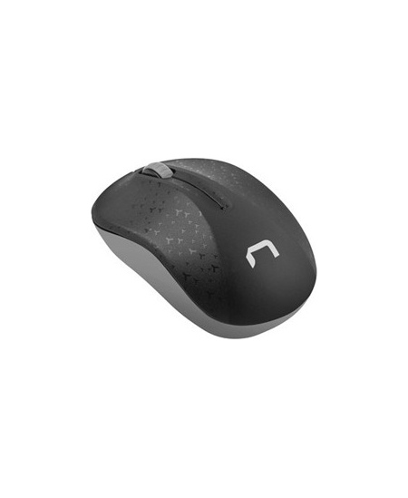 Natec Mouse, Toucan, Wireless, 1600 DPI, Optical, Black-Grey