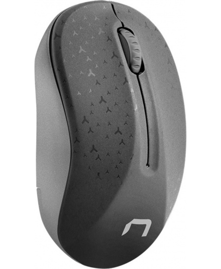 Natec Mouse, Toucan, Wireless, 1600 DPI, Optical, Black-Grey