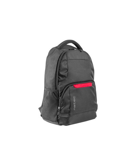 Natec Laptop Backpack Eland NTO-1386 Black, 15.6 ", Shoulder strap, Backpack