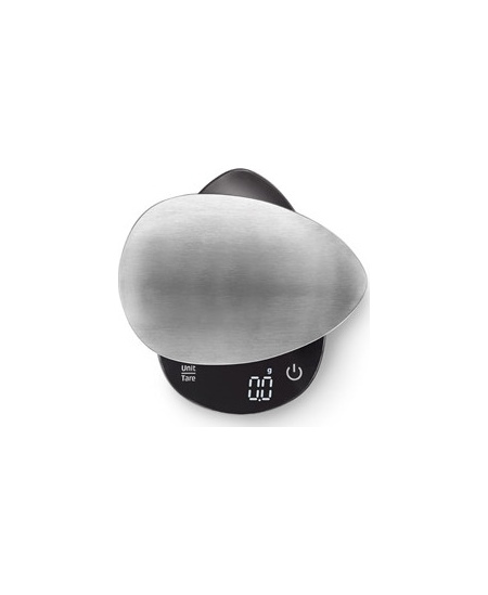 Caso Precision Weighing Scale FinoCompact Graduation 1 g, Maximum weight (capacity) 0.5 kg, Display type LED, Black/Stainless St