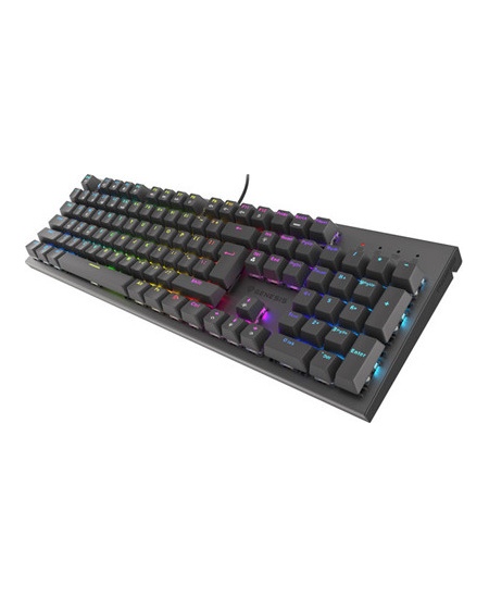 Genesis THOR 303, Mechanical Gaming Keyboard, RGB LED light, US, Black, Wired, USB Type-A