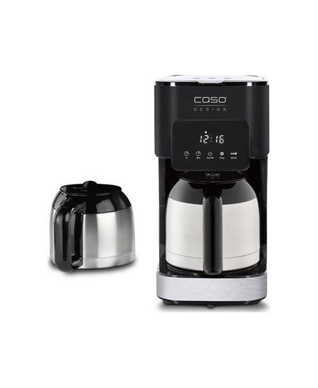 Caso | Coffee Maker with Two Insulated Jugs | Taste & Style Duo Thermo | Drip | 800 W | Black/Stainless Steel