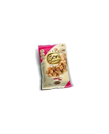 Duonos traškučiai BON CHANCE, su saliamiu, 120 g