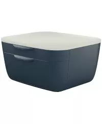 Daiktadėžė LEITZ COSY, su stalčiais, pilka