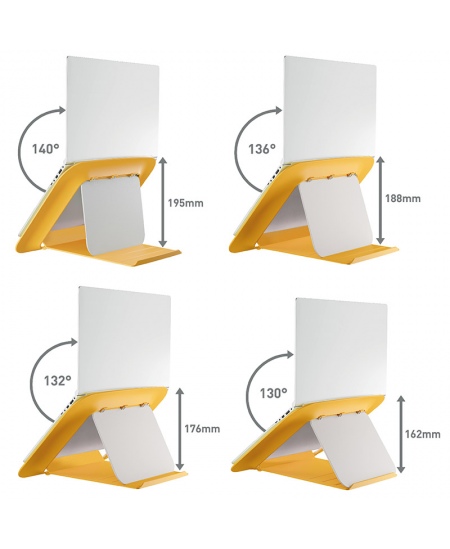 Stovas monitoriui LEITZ COSY, geltonas