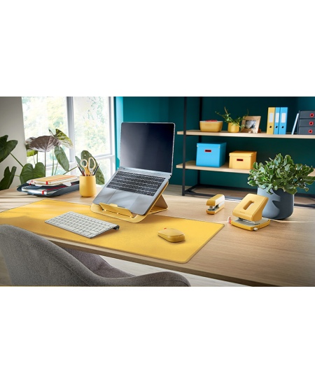 Stovas monitoriui LEITZ COSY, geltonas